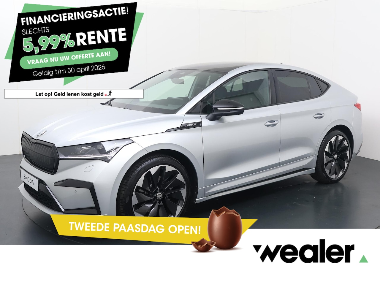 Skoda Enyaq Coupé iV - 60 Sportline 180 PK | SoH 91% | Panoramadak | Apple Carplay/Android Auto | Navigatie | 21" - AutoWereld.nl