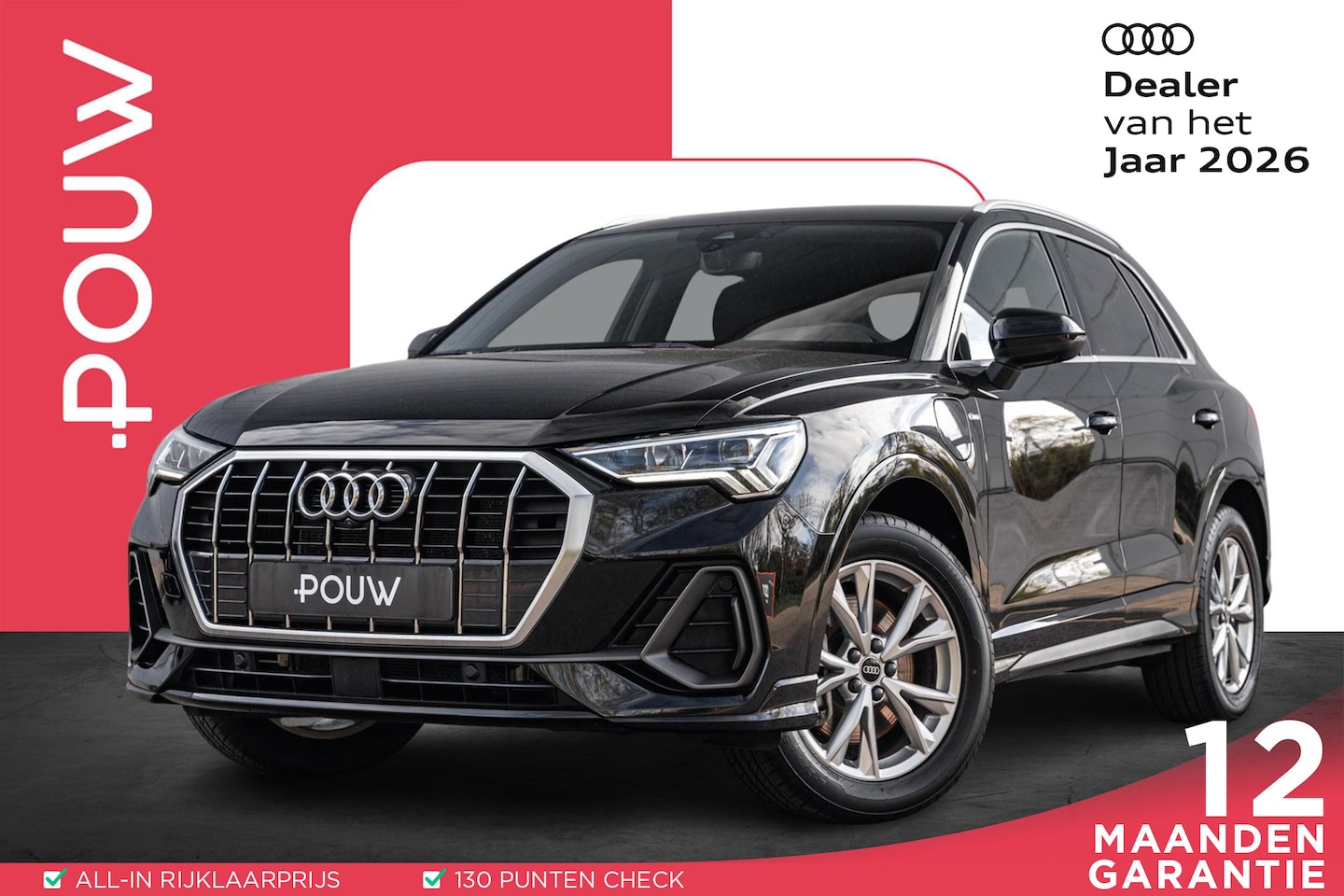 Audi Q3 - 45 TFSIe 245pk PHEV S Edition | Trekhaak | Topview Camera | Keyless | PDC | Navigatie | Cr - AutoWereld.nl