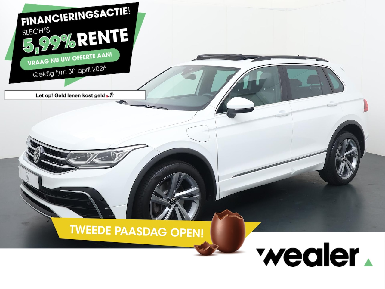 Volkswagen Tiguan - 1.4 TSI eHybrid R-Line Business+ | 245 PK | SoH 97% | Trekhaak wegklapbaar | Panoramadak | - AutoWereld.nl