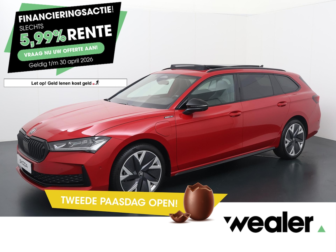 Skoda Superb Combi - 1.5 TSI PHEV Sportline Business | 204 PK | SoH 100% | Trekhaak wegklapbaar | Panoramadak | - AutoWereld.nl