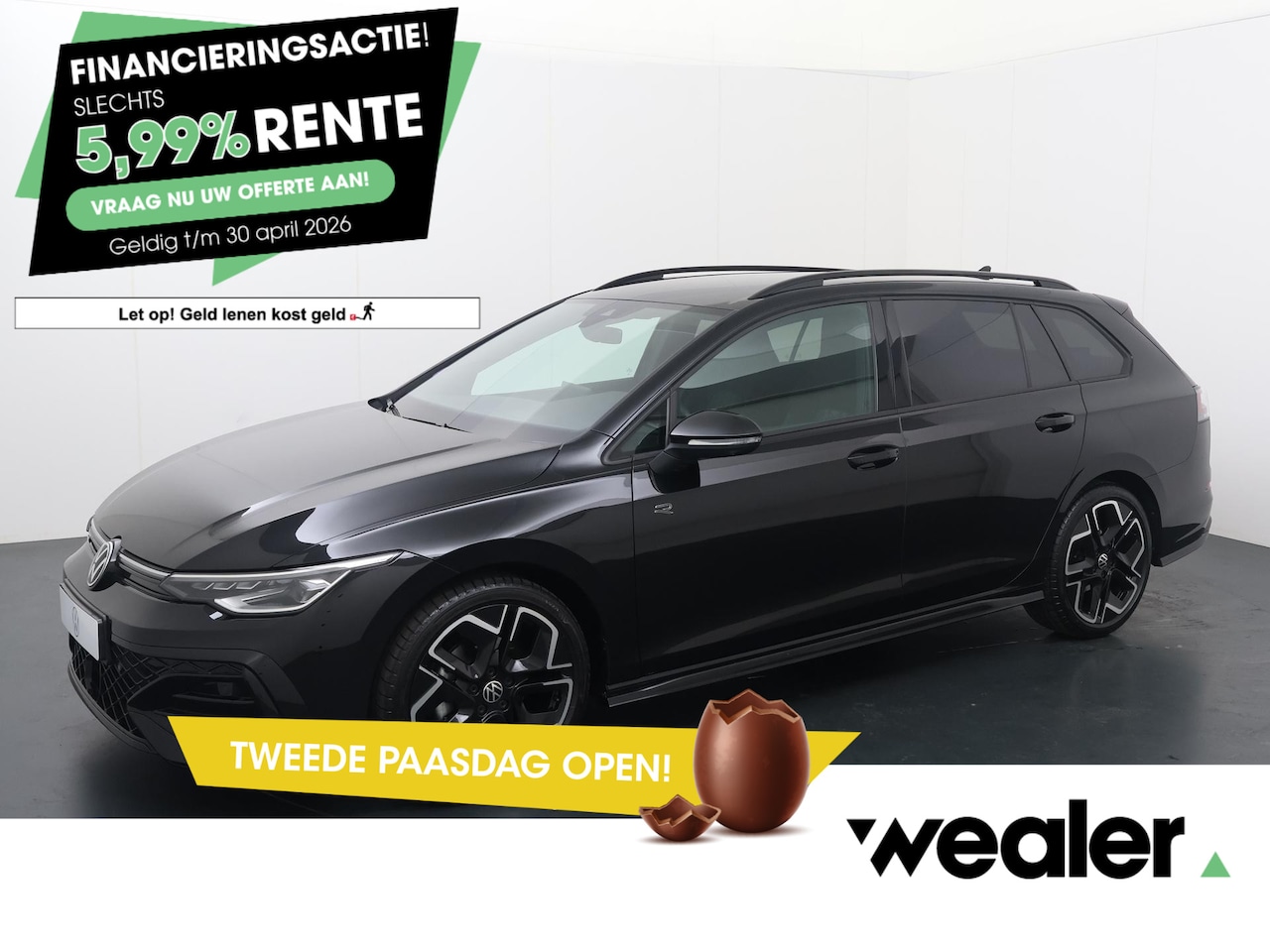 Volkswagen Golf Variant - R-Line-Edition 1.5 eTSI 85 kW / 116 pk Variant 7 v ersn. DSG | LED Matrix | Assistance Plu - AutoWereld.nl