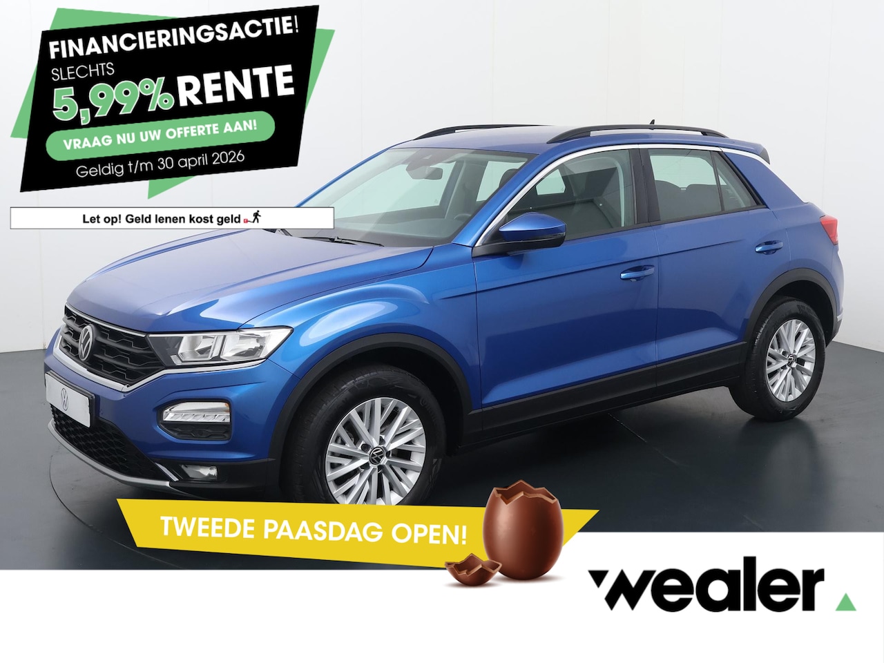 Volkswagen T-Roc - 1.0 TSI Style | 110 PK | Trekhaak | Achteruitrijcamera | Adaptive cruise control | - AutoWereld.nl
