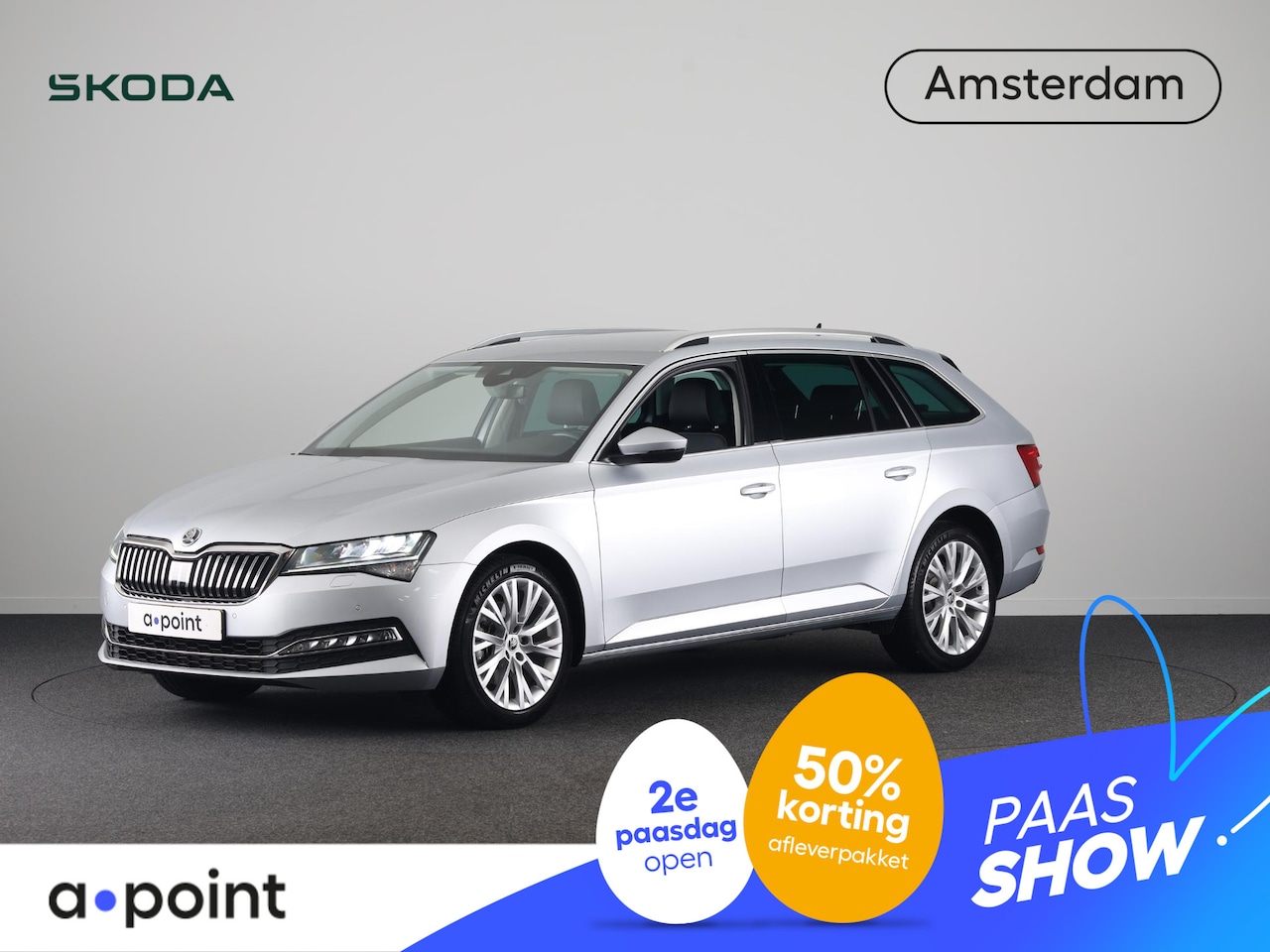 Skoda Superb Combi - 1.5 TSI ACT Business Edition Plus 7-versn. DSG automaat - AutoWereld.nl