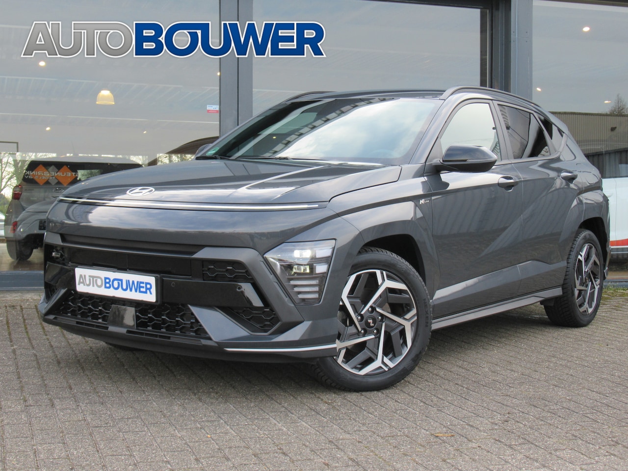 Hyundai Kona - 1.6 GDI HEV N Line Premium 1e eigen | dealer onderh | full option! BOSE | elektr.stoelen - AutoWereld.nl