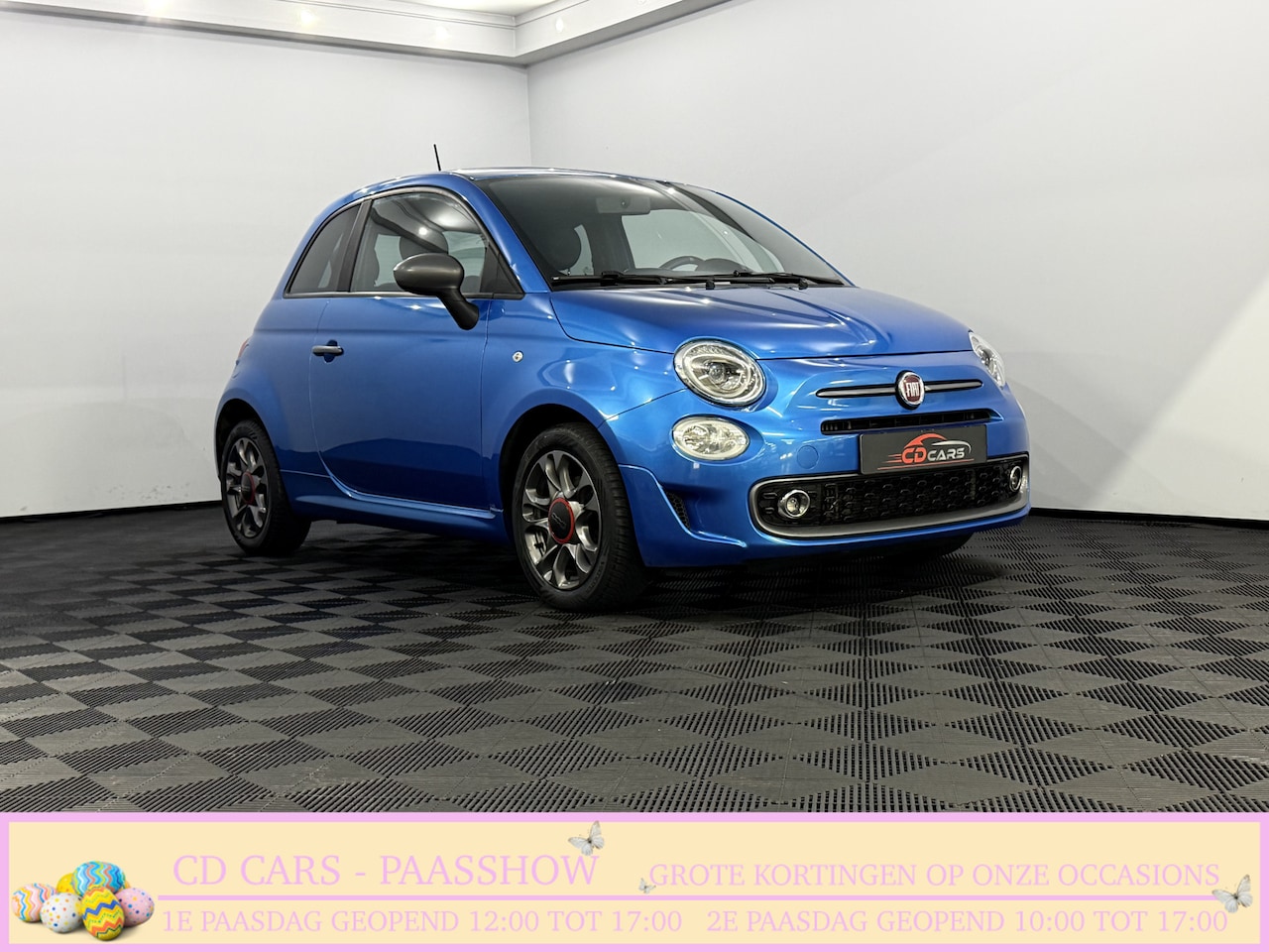 Fiat 500 - 0.9 TwinAir Turbo Sport Half leder, Navi, Airco, Mistlamp, Lichtmetalen velgen, Bluetooth - AutoWereld.nl