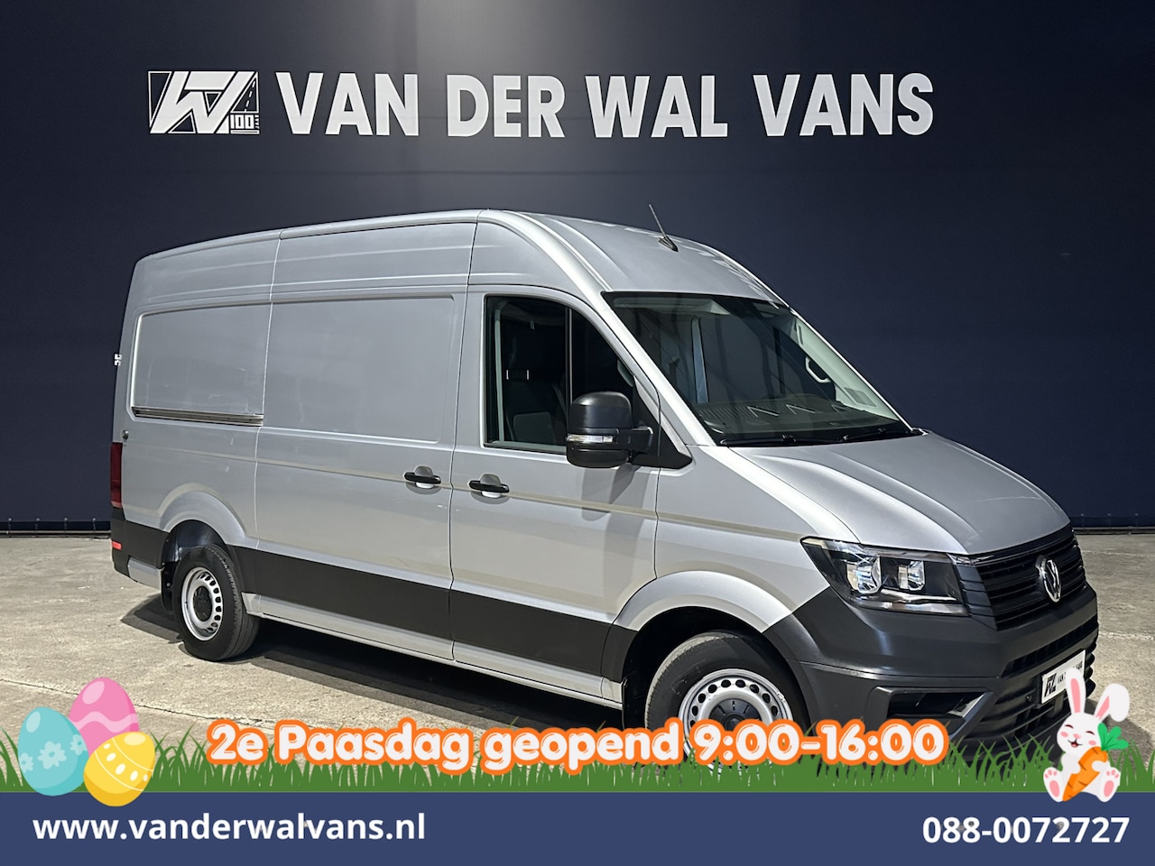 Volkswagen Crafter - 2.0 TDI 141pk L3H3 L2H2 Euro6 Airco | Camera | Apple Carplay | Cruisecontrol | Chauffeurss - AutoWereld.nl