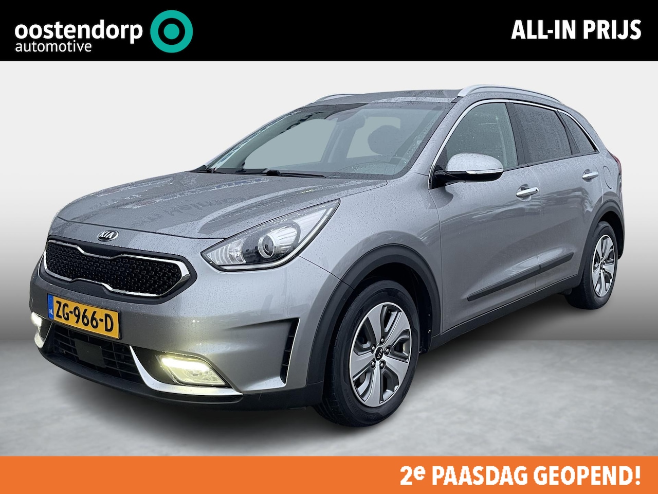 Kia Niro - 1.6 GDi Hybrid Dynamic Plus Line Dealer onderhouden Leer Stoel en Stuurwielverwarming - AutoWereld.nl