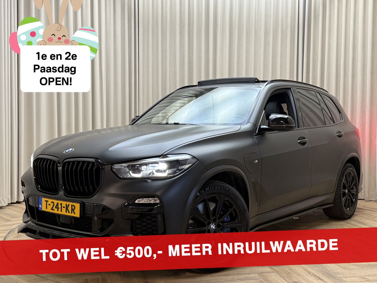 BMW X5 - xDrive45e 395PK *M-Sport* Mat Zwart / Panoramadak / Memory / Adaptive Cruise / Elek. Trekh - AutoWereld.nl