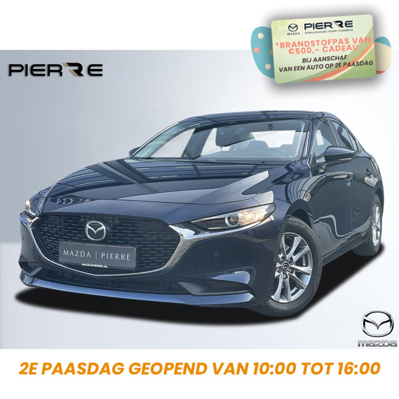 Mazda 3 - Sedan 2.0 e-SkyActiv-G M Hybrid 122 Comfort NAVI | ACHTERUITRIJCAMERA | WINTERPAKKET | APP - AutoWereld.nl