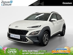 Hyundai Kona - 1.6 GDI HEV Fashion AUTOMAAT NAVI AIRCO CAMERA ADAPTIEVE CRUISE CONTROLE HOGE INSTAP APPLE