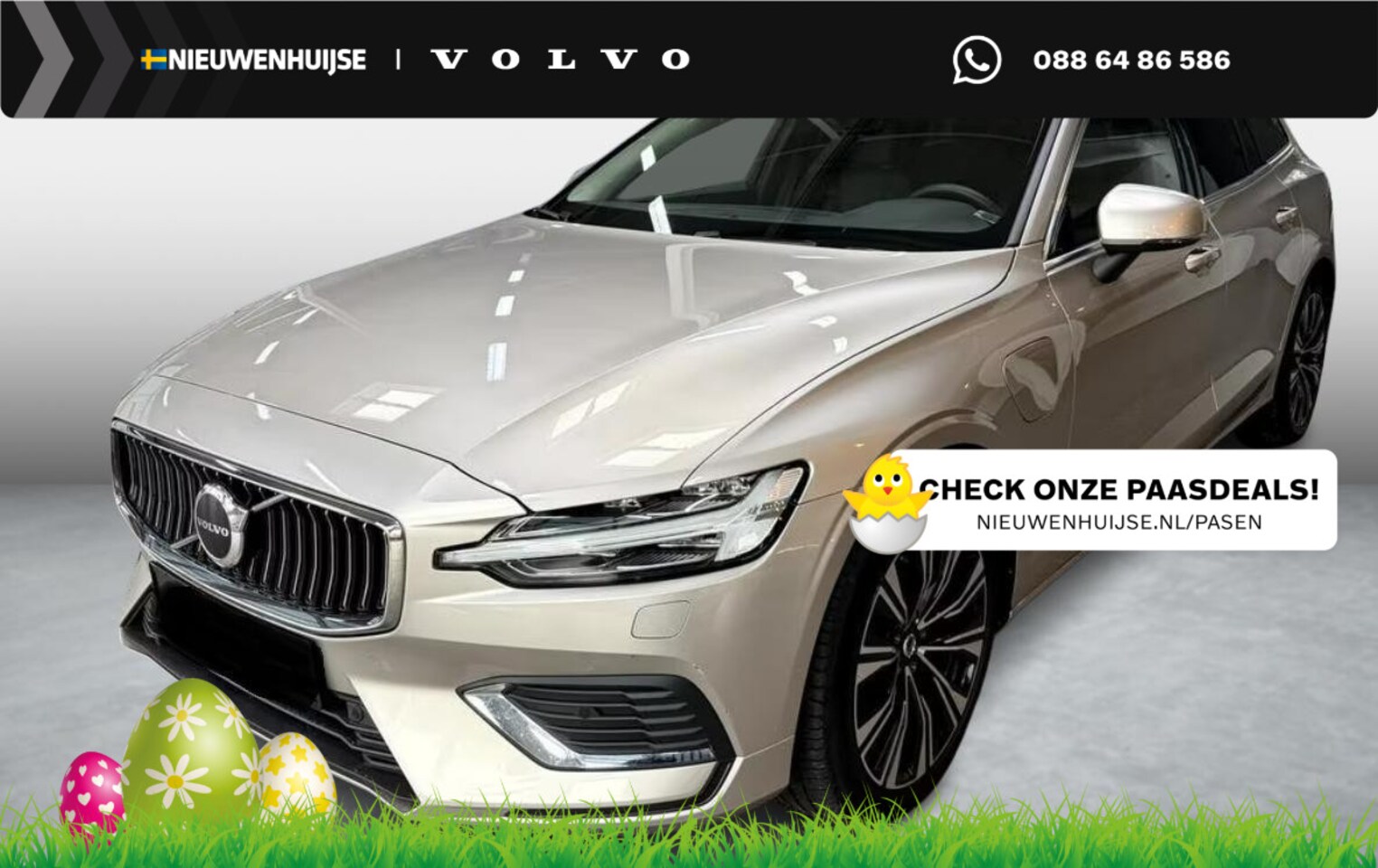 Volvo V60 - Plug-in Hybrid T6 AWD Plus Bright | PHEV | Long Range | Trekhaak | LED Koplampen Adaptief - AutoWereld.nl