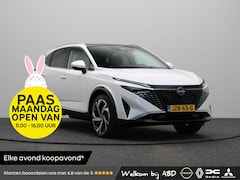 Nissan Qashqai - 1.3 MHEV Xtronic Tekna Plus | Panorma dak | Lederen bekleding | BOSE audio | Rondomzicht c