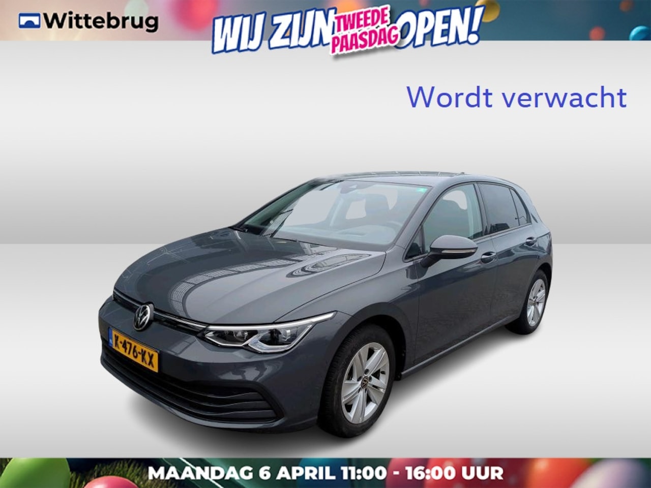 Volkswagen Golf - 1.0 eTSI Life Business DSG Automaat Camera / Clima / Navigatie / Memorystoel verwarmd/ Par - AutoWereld.nl