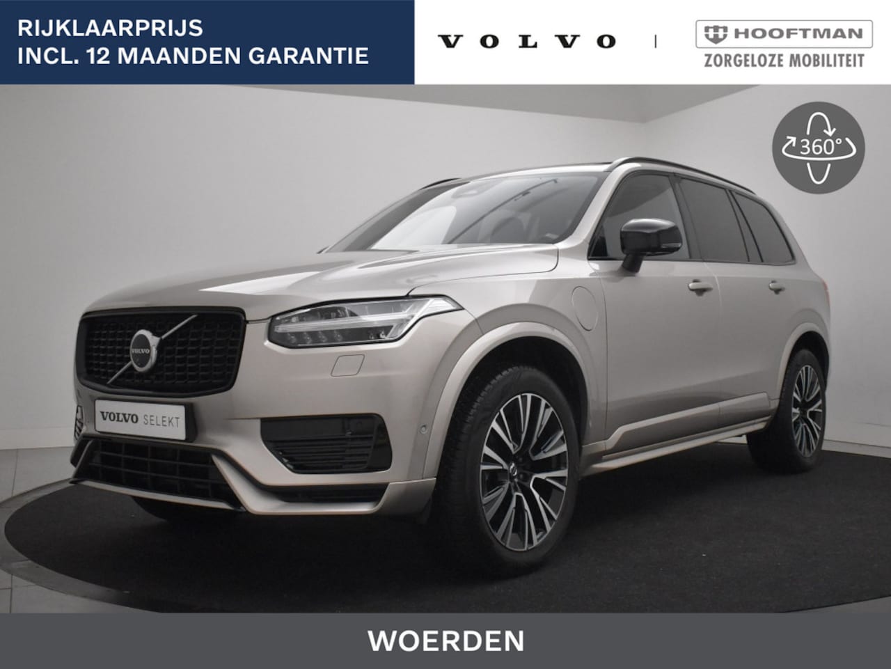Volvo XC90 - T8 PLUG-IN HYBRID ULTRA DARK BOWERS&WILKINS LUCHTVERING TREKHAAK - AutoWereld.nl