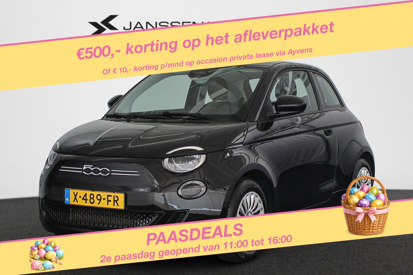 Fiat 500 - Urban 42 kWh SOH 94% Carplay Cruise Control LED - AutoWereld.nl