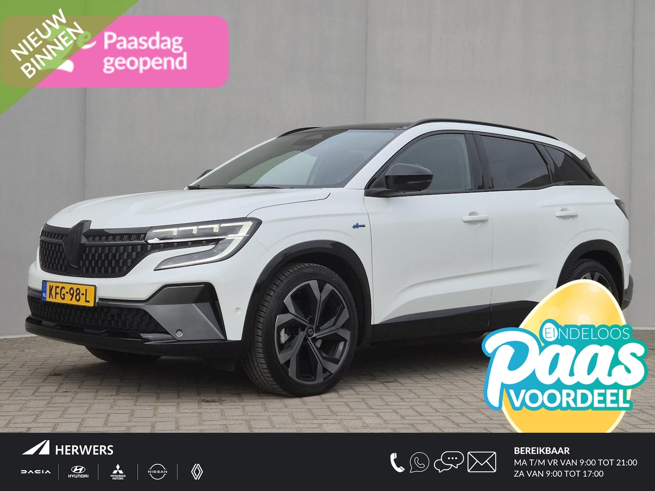 Renault Austral - 1.2 E-Tech full hybrid 200 iconic esprit Automaat / Fabrieksgarantie tot 04-2027 / All sea - AutoWereld.nl