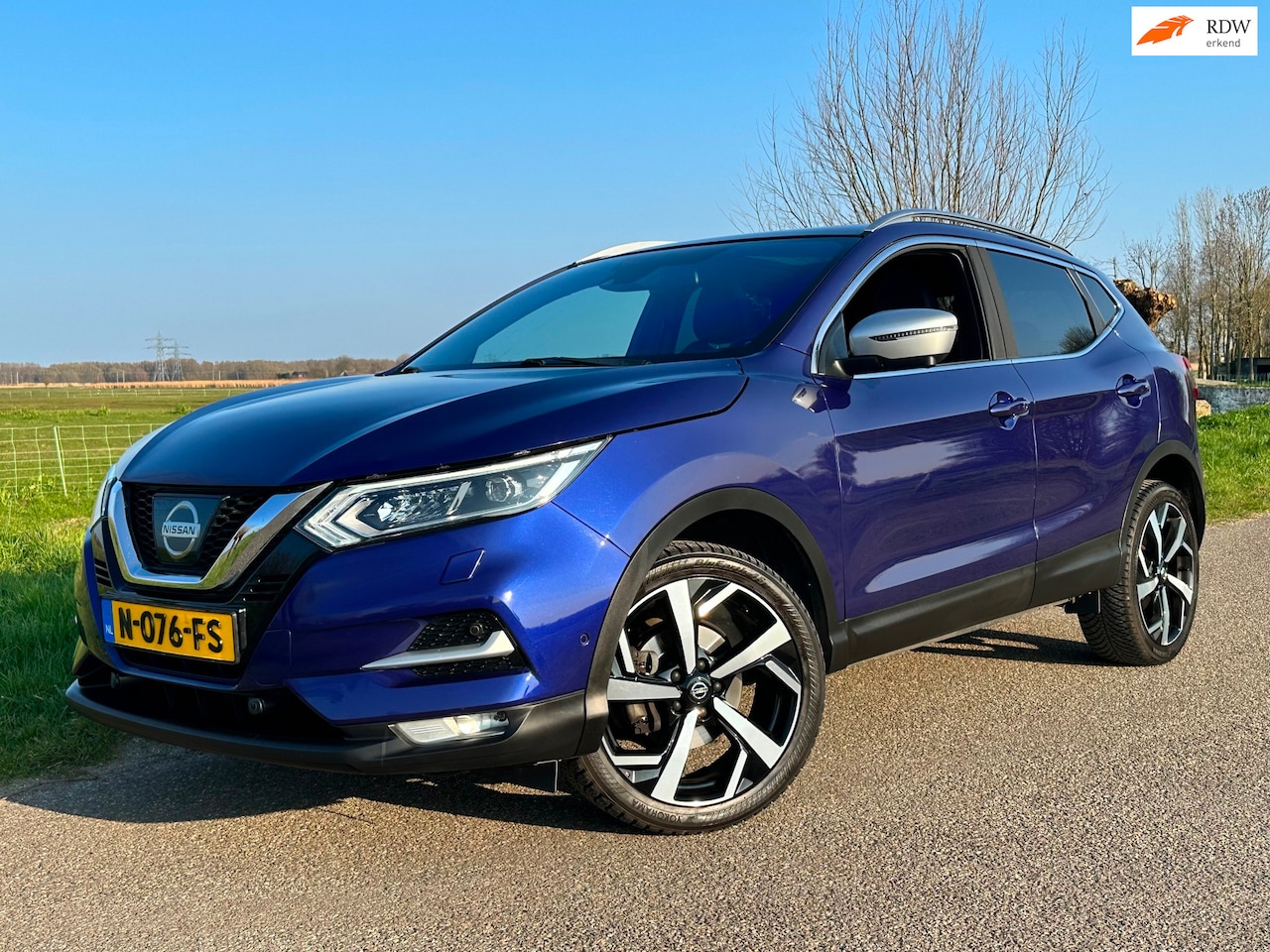 Nissan Qashqai - 1.2 Tekna + l FACELIFT l LEDER l KEYLESS l PANO l 360 CAMERA l NAVI l BOSE - AutoWereld.nl