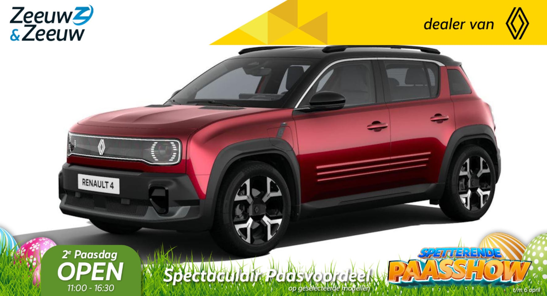 Renault 4 - (Zeeuw & Zeeuw Private Lease Actie v.a. € 516,-) Techno comfort range | Wij maken graag ee - AutoWereld.nl