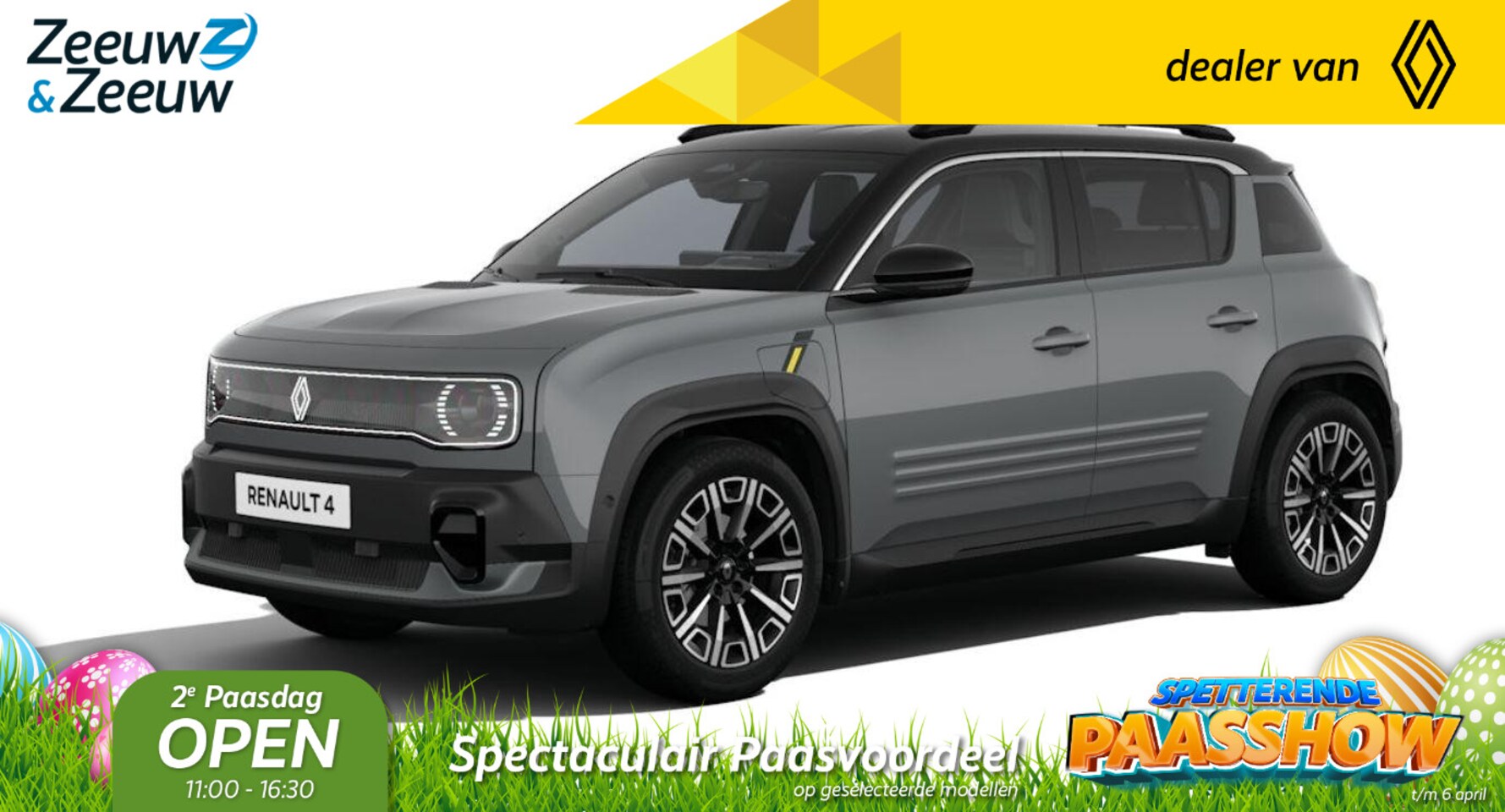 Renault 4 - (Zeeuw & Zeeuw Private Lease Actie v.a. € 532,-) Iconic Comfort Range | Wij maken graag ee - AutoWereld.nl
