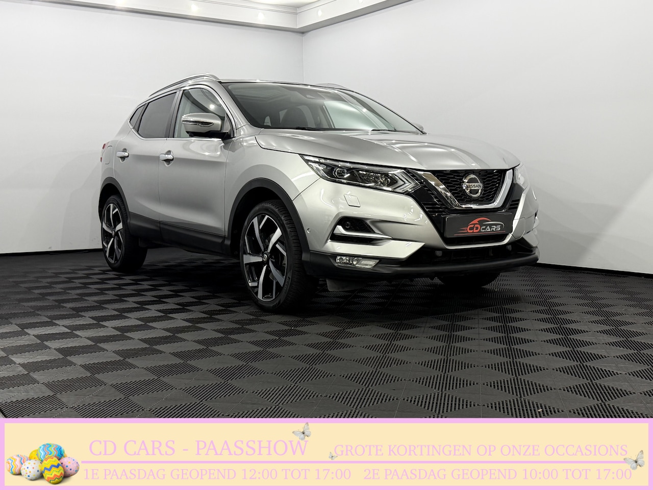 Nissan Qashqai - 1.2 Tekna 17" Pano, Half leder, 360 Camera, Navi, Keyless start, Cruise control, A start s - AutoWereld.nl
