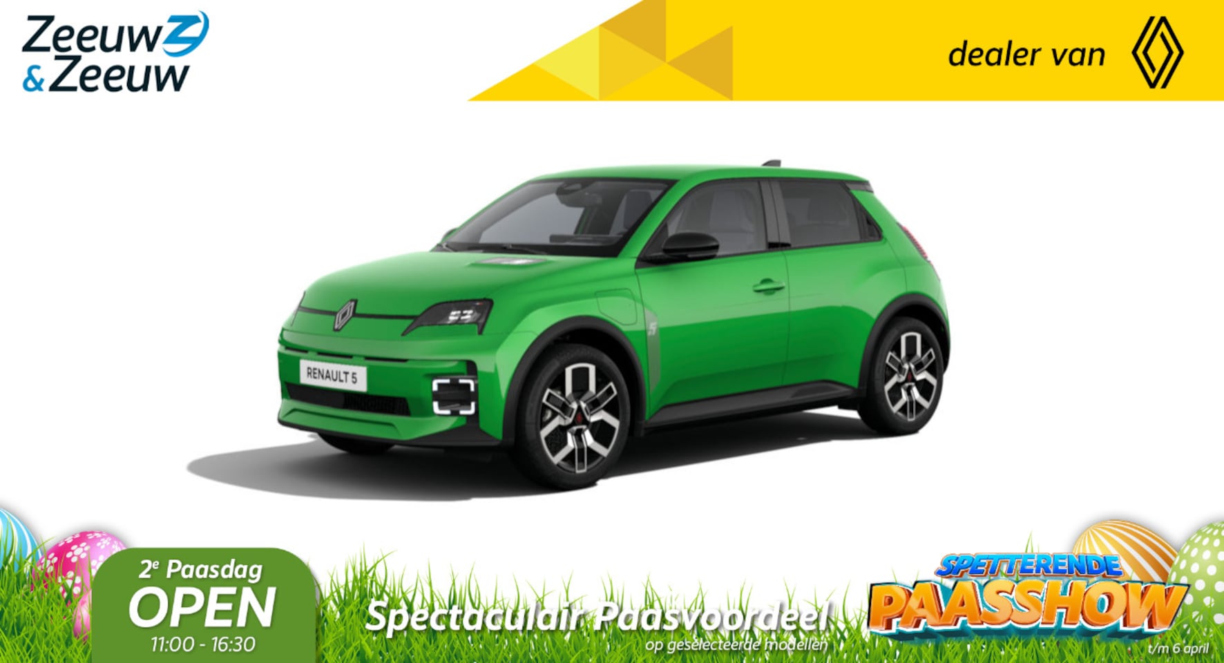 Renault 5 - Renault 5 Comfort Range Techno | De nieuwe Renault 5 | Auto van het Jaar 2025 | Nu bij Zee - AutoWereld.nl