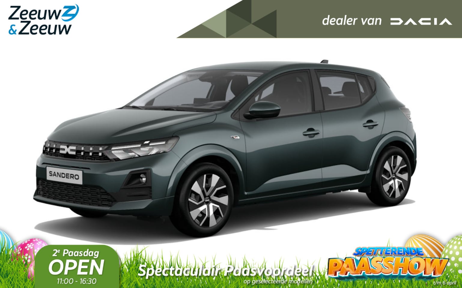 Dacia Sandero - (Zeeuw & Zeeuw Private Lease Actie v.a. € 381,-) Eco-G 120 expression | Wij maken graag ee - AutoWereld.nl