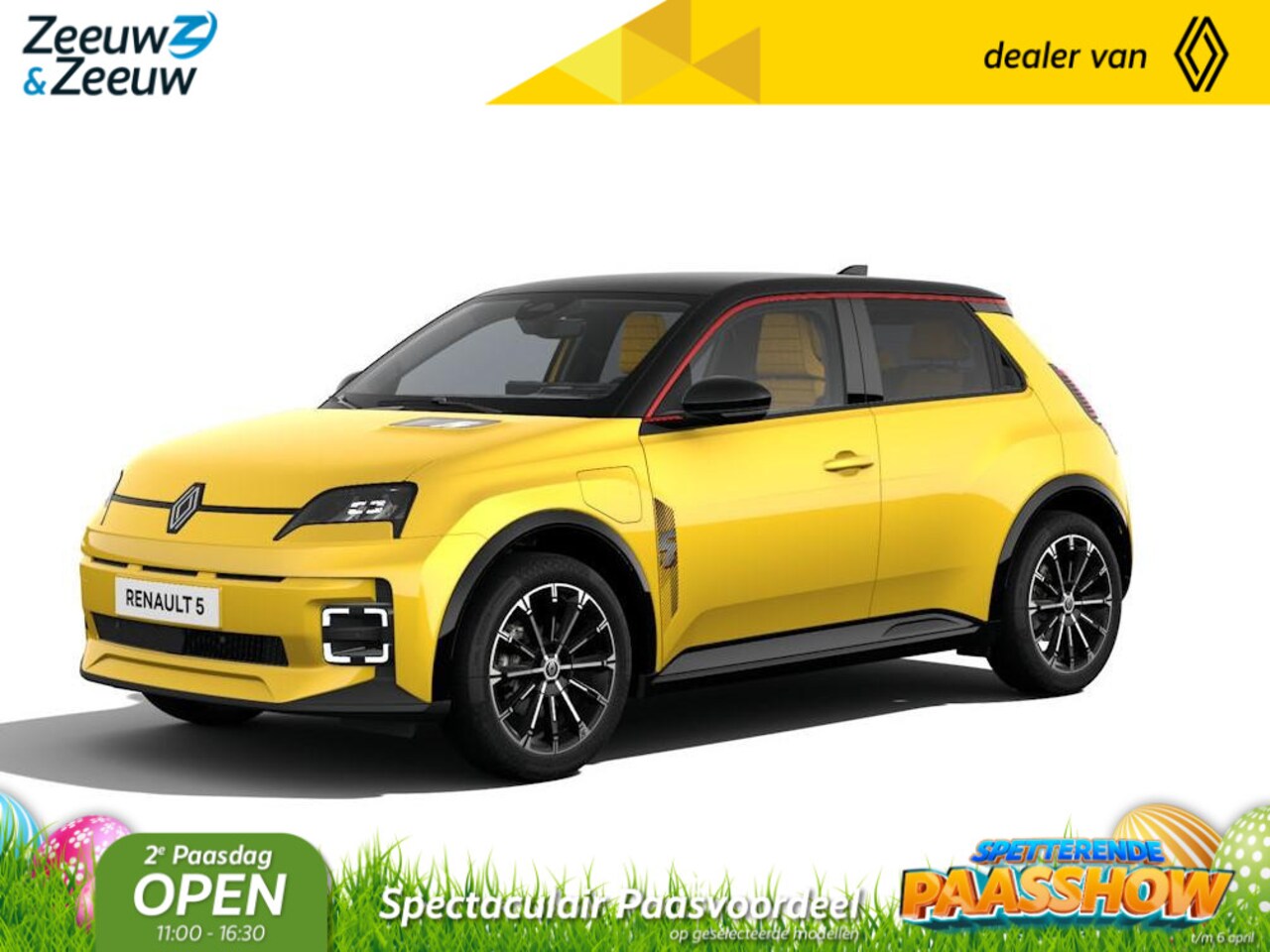 Renault 5 - (Zeeuw & Zeeuw Private Lease Actie v.a. € 515,-) Iconiq Cinq 150 pk Comfort range | Wij ma - AutoWereld.nl
