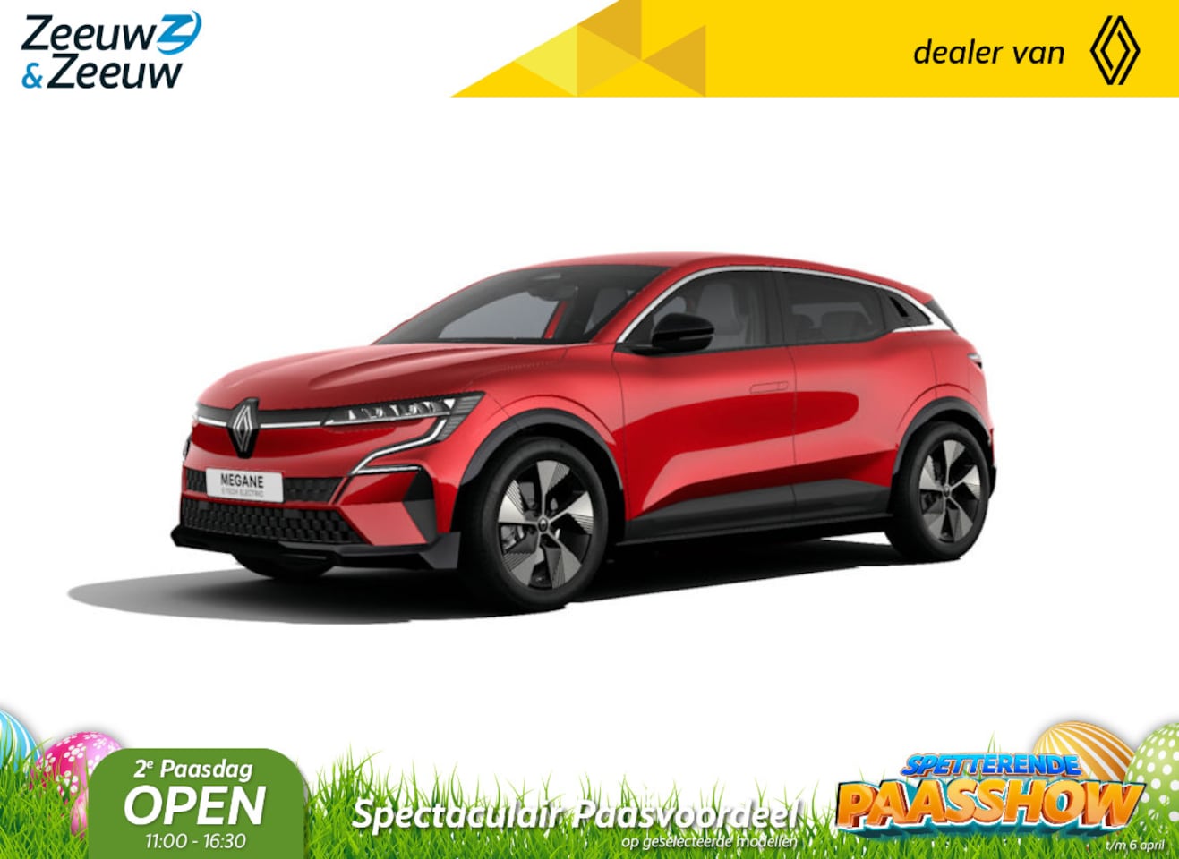 Renault Mégane E-Tech - (Zeeuw & Zeeuw Private Lease Actie v.a. € 511,-) comfort range techno 220pk | Wij maken gr - AutoWereld.nl