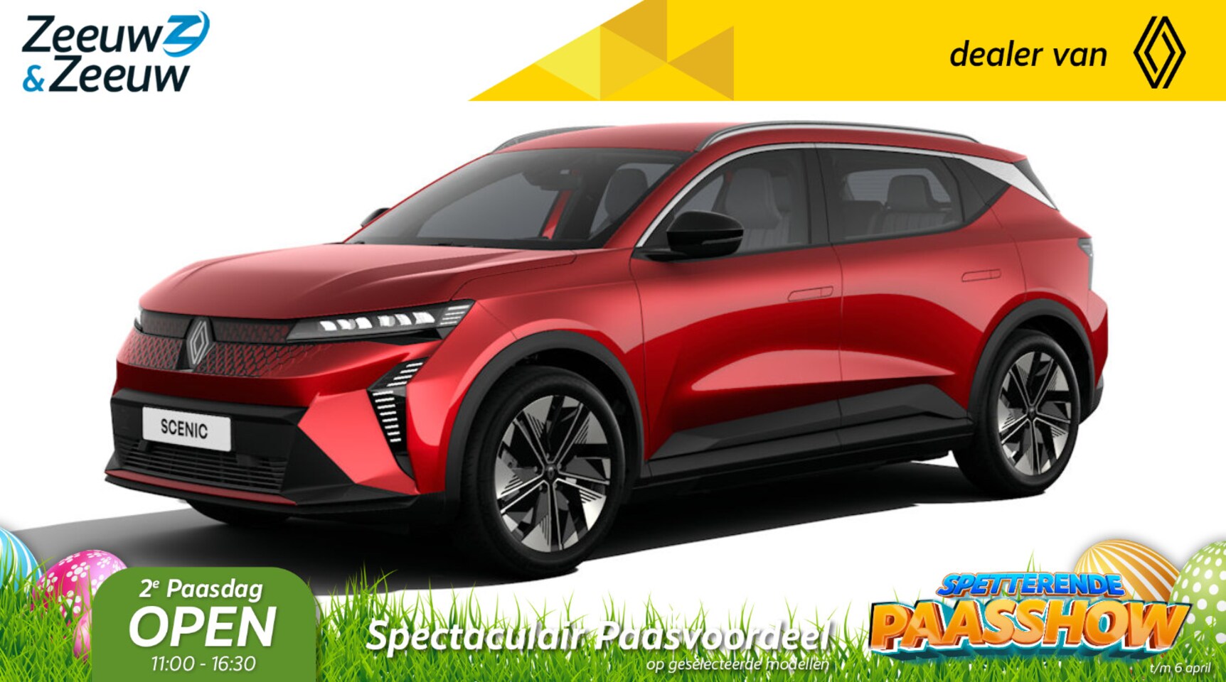 Renault Scenic E-Tech - (Zeeuw & Zeeuw Private Lease Actie v.a. € 561,-) Comfort range 170 pk Evolution | Wij make - AutoWereld.nl