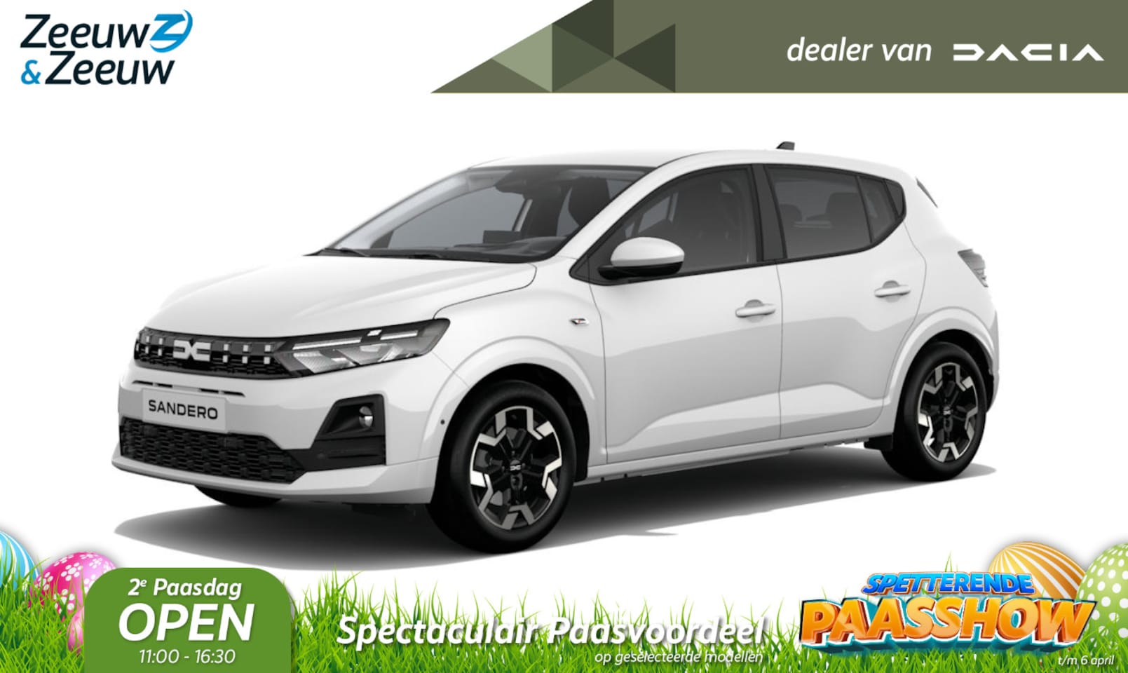 Dacia Sandero - (Zeeuw & Zeeuw Private Lease Actie v.a. € 395,-) Eco-G 120 journey | Wij maken graag een P - AutoWereld.nl