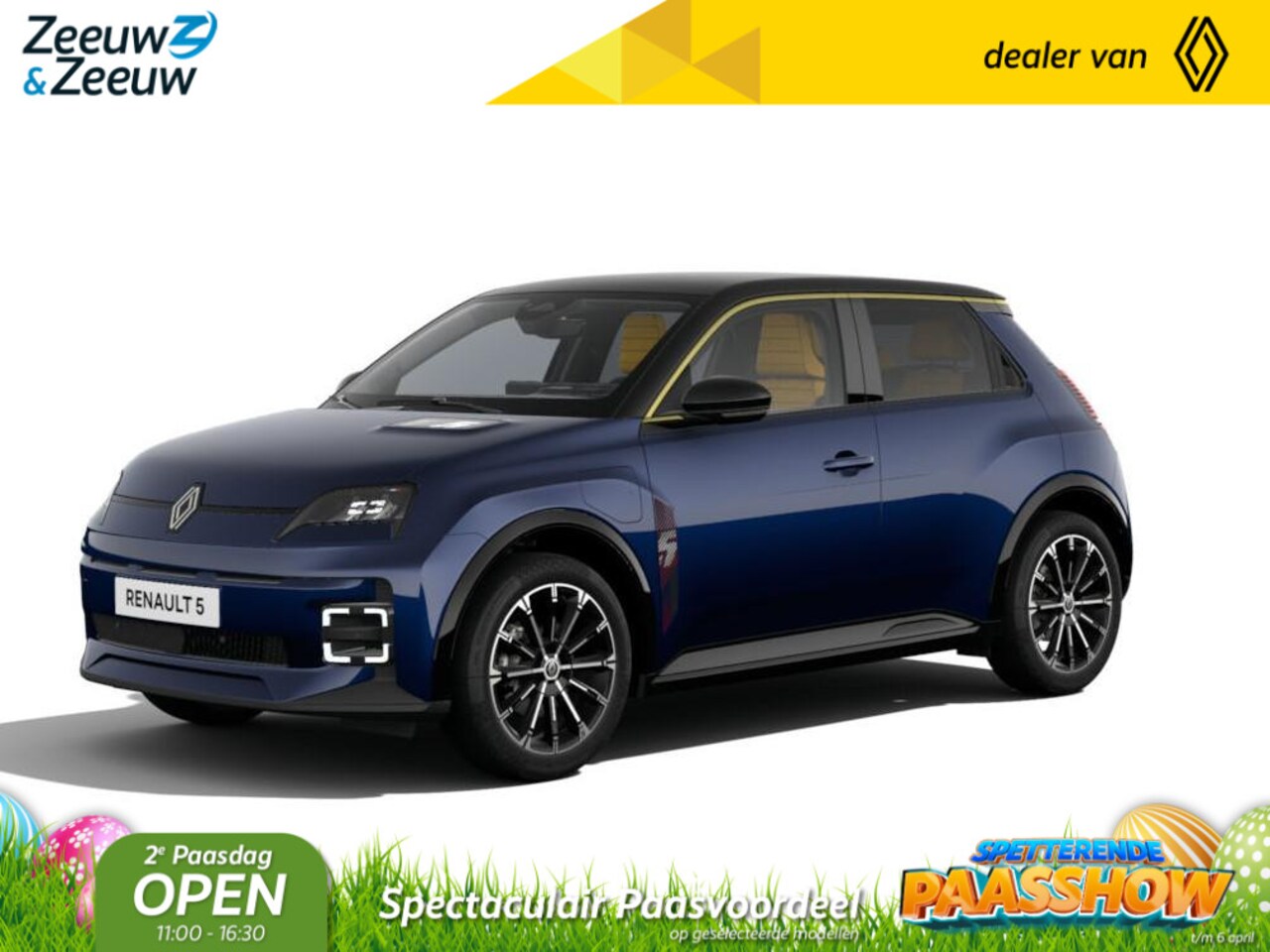 Renault 5 - (Zeeuw & Zeeuw Private Lease Actie v.a. € 515,-) Iconiq Cinq 150 pk Comfort range | Wij ma - AutoWereld.nl
