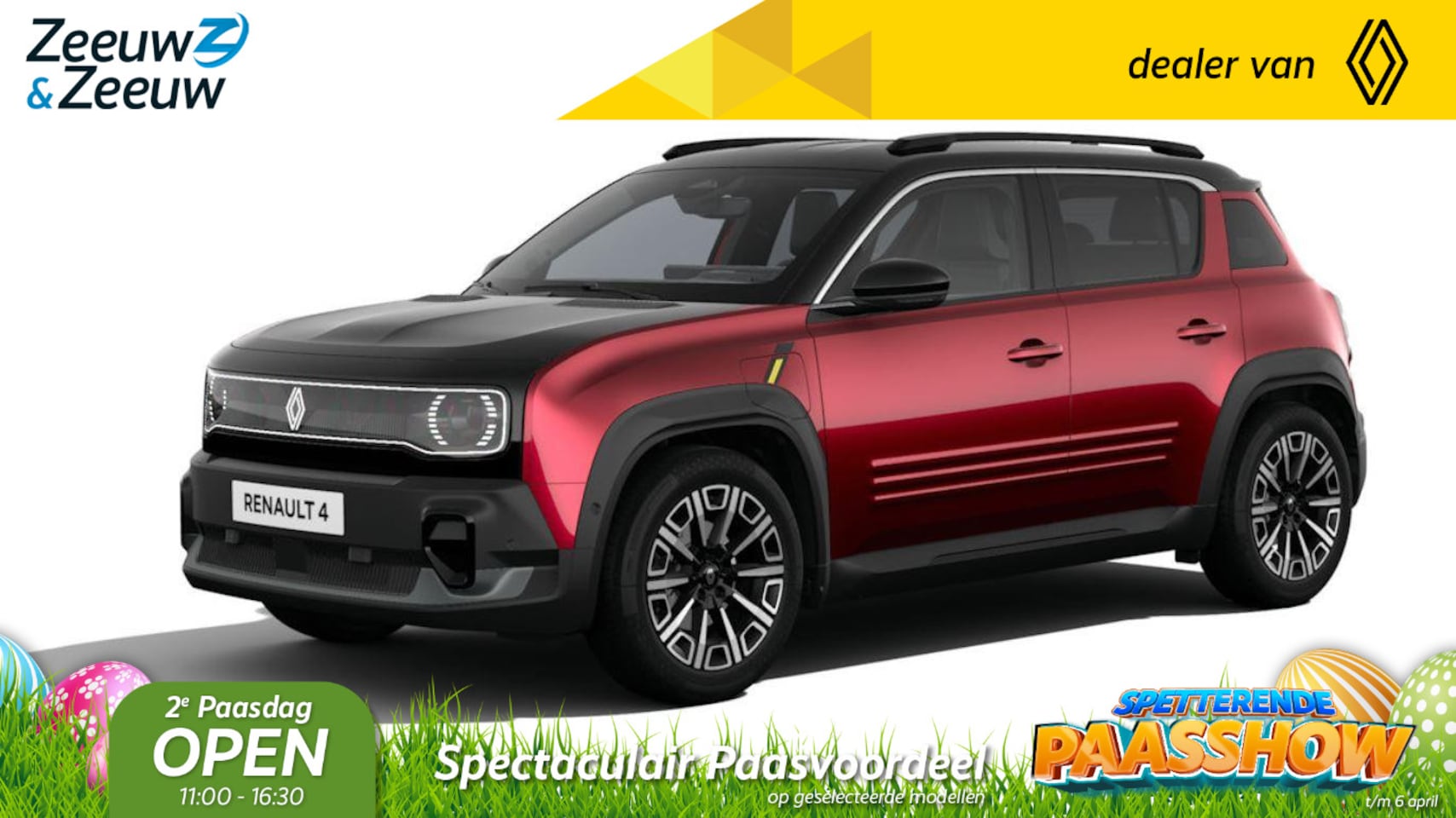Renault 4 - (Zeeuw & Zeeuw Private Lease Actie v.a. € 534,-) Iconic Comfort Range | Wij maken graag ee - AutoWereld.nl
