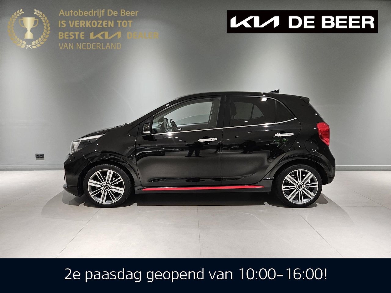 Kia Picanto - 1.0 T-GDi 100pk 5-zits GT-Line Navi / Clima / Cruise /Leer - AutoWereld.nl
