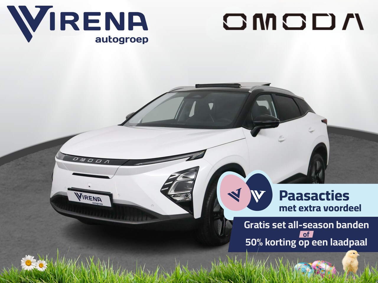 Omoda 5 - EV Premium 61 kWh Schuit kanteldak - 360 graden camera - SONY Sound -FULL OPTIONS 7 Jaar o - AutoWereld.nl