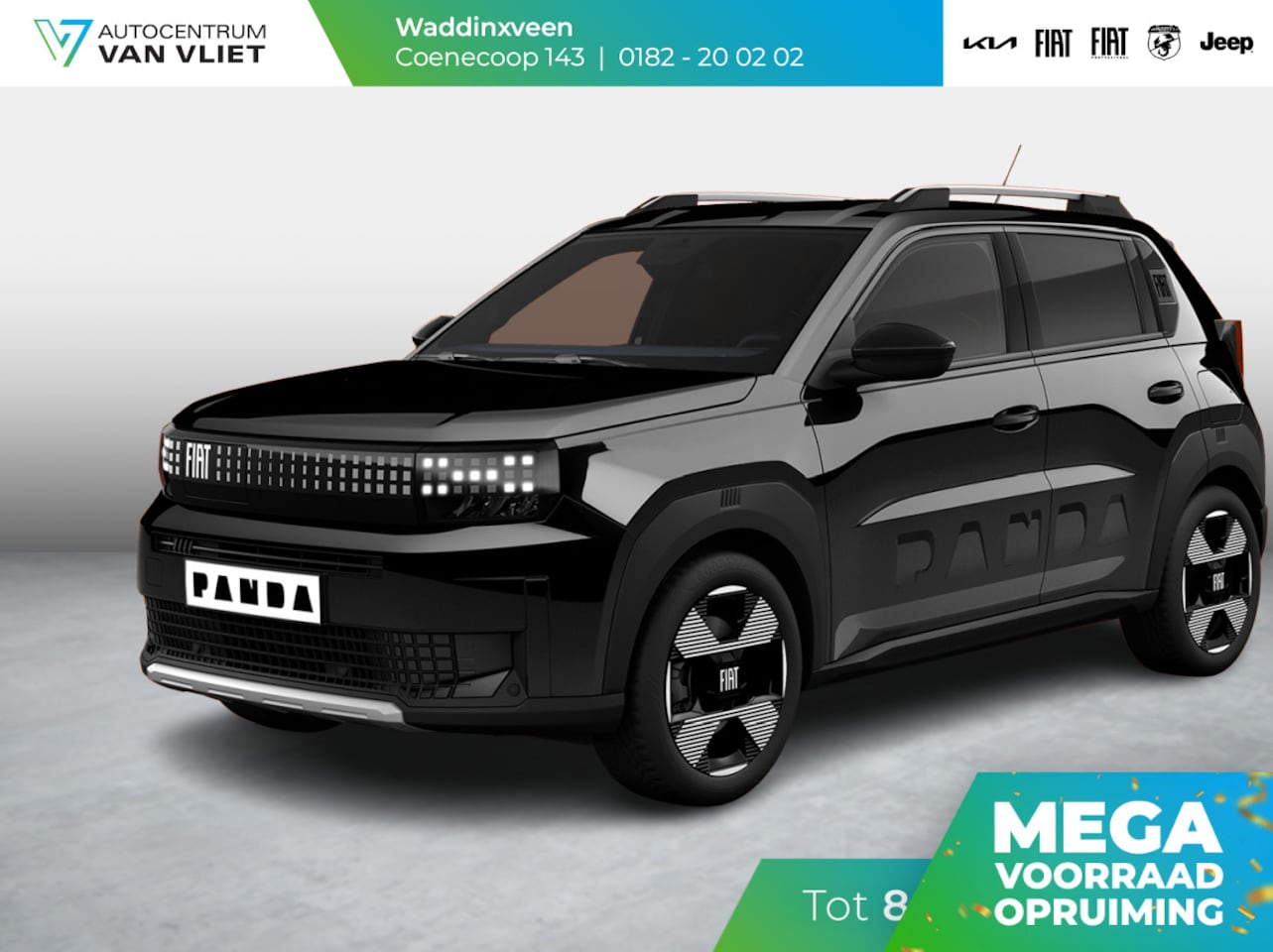 Fiat Grande Panda - La Prima 11 kW 44 kWh | Uit voorraad leverbaar | Clima | Cruise | Camera | Apple Carplay | - AutoWereld.nl