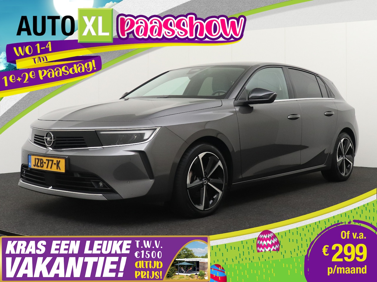 Opel Astra - 1.2 131 PK Aut. GS-Line Half-Leder/Sportstoelen Adap.Cruise 17'LMV - AutoWereld.nl