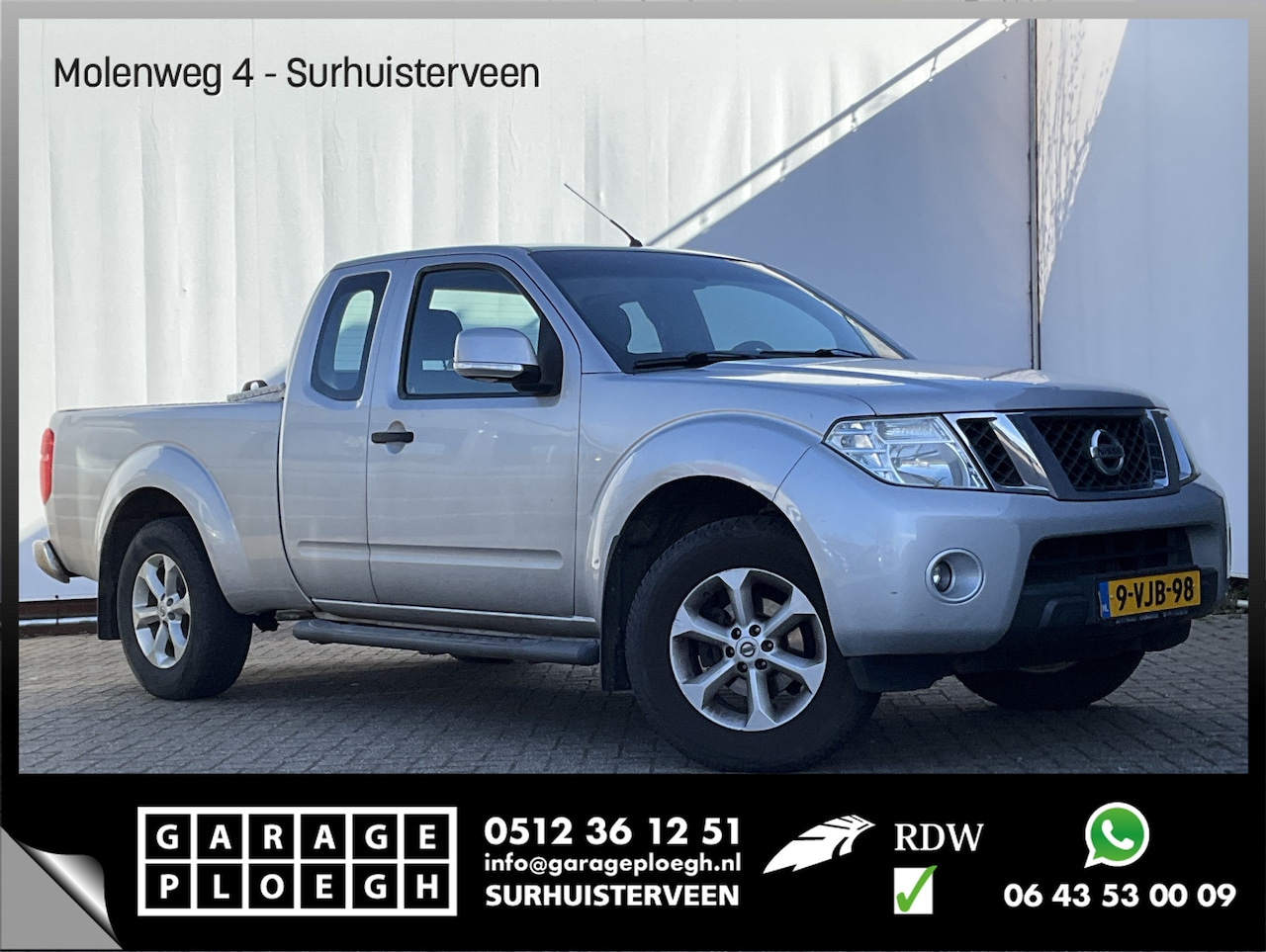 Nissan Navara - 2.5 dCi SE King Cab AWD 4x4 Stoelverw Navi Trekhaak - AutoWereld.nl