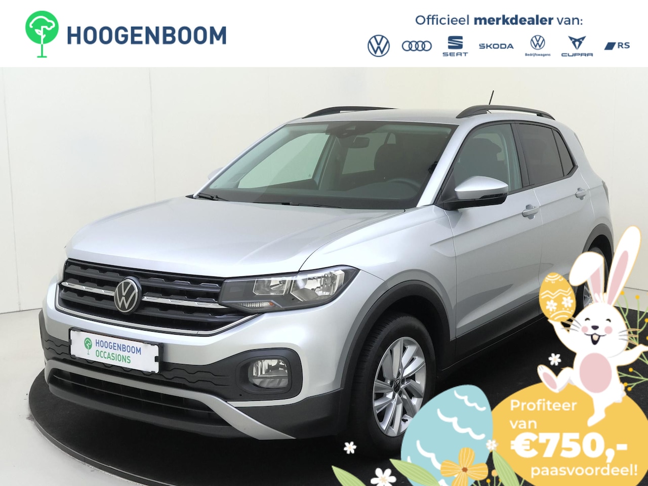 Volkswagen T-Cross - 1.0 TSI Life | Achteruitrijcamera | Adaptieve cruise control | CarPlay | Elektrisch inklap - AutoWereld.nl