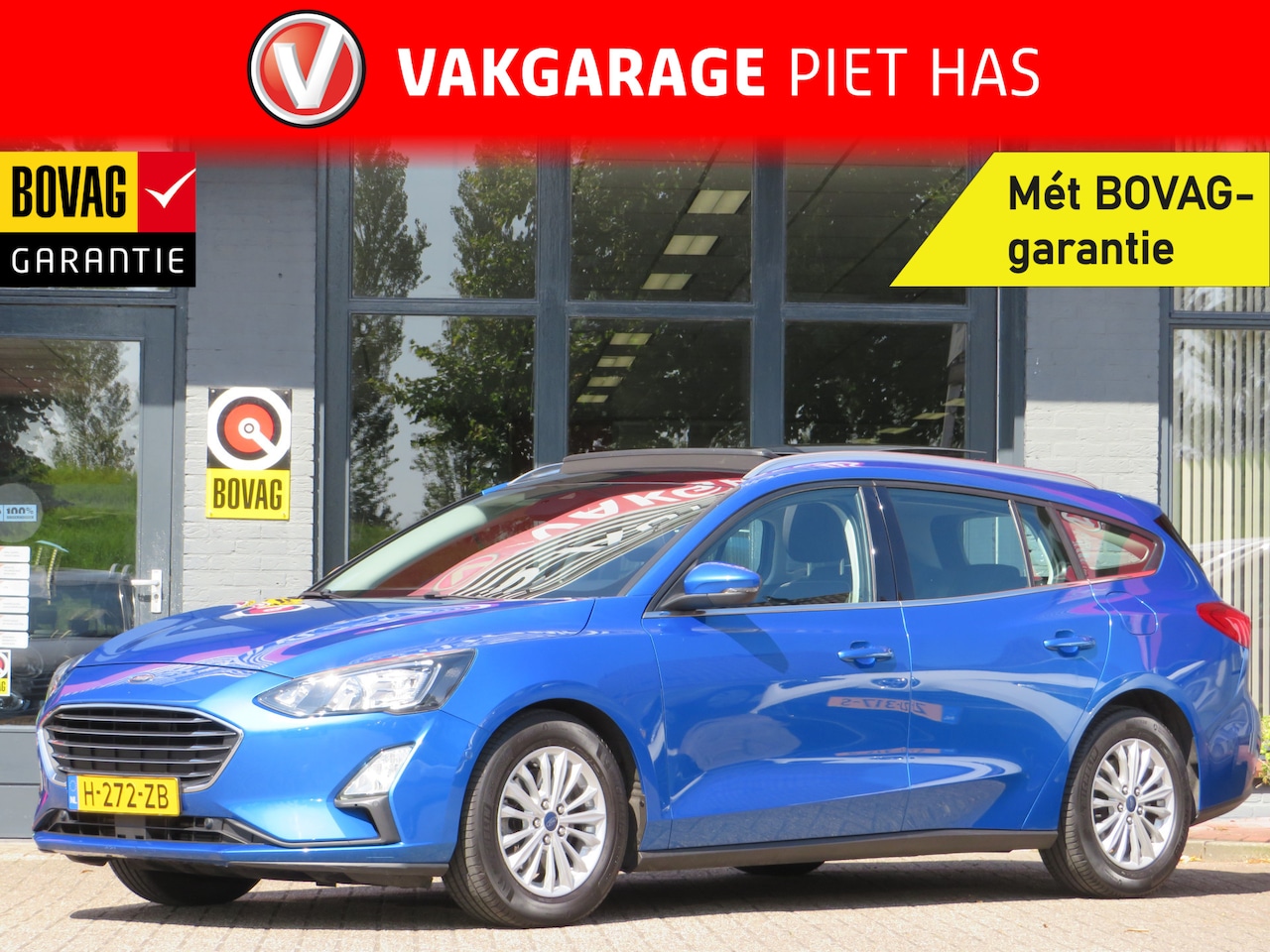 Ford Focus Wagon - 1.0 EcoBoost Titanium Business 125-PK | Clima-Airco | Android Auto | Keyless Entry | Incl. - AutoWereld.nl