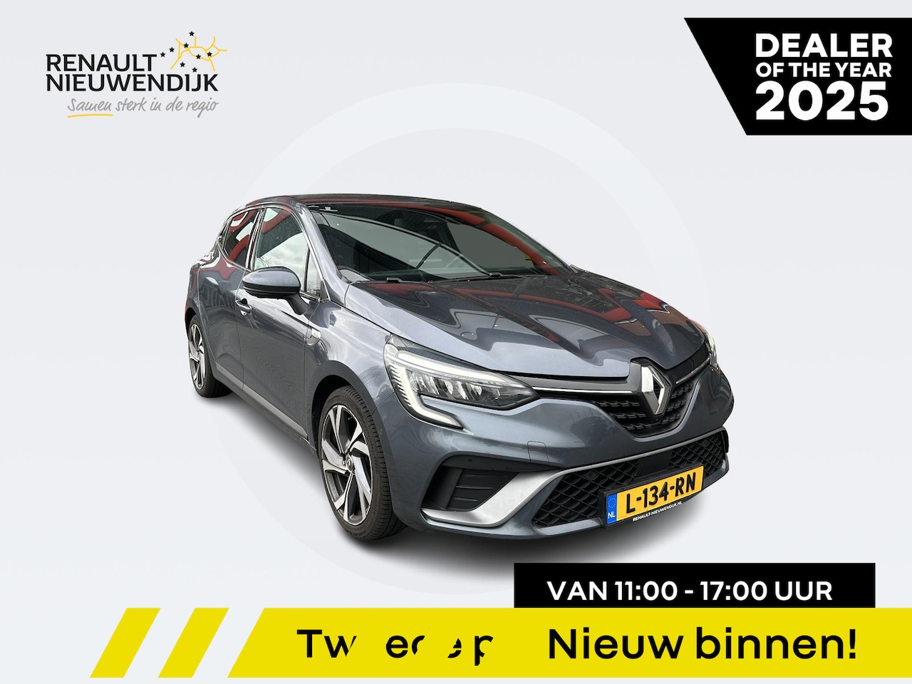 Renault Clio - 1.0 TCe R.S. Line / 360 CAMERA / PARKEERSENSOREN / CRUISE CONTROL / CLIMATE CONTROLE / APP - AutoWereld.nl