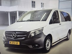 Mercedes-Benz Vito Tourer - 116 CDI Pro Lang automat 9 MARGE pkw brief airco ex overheid 2-zitplaatsen geel kenteken m