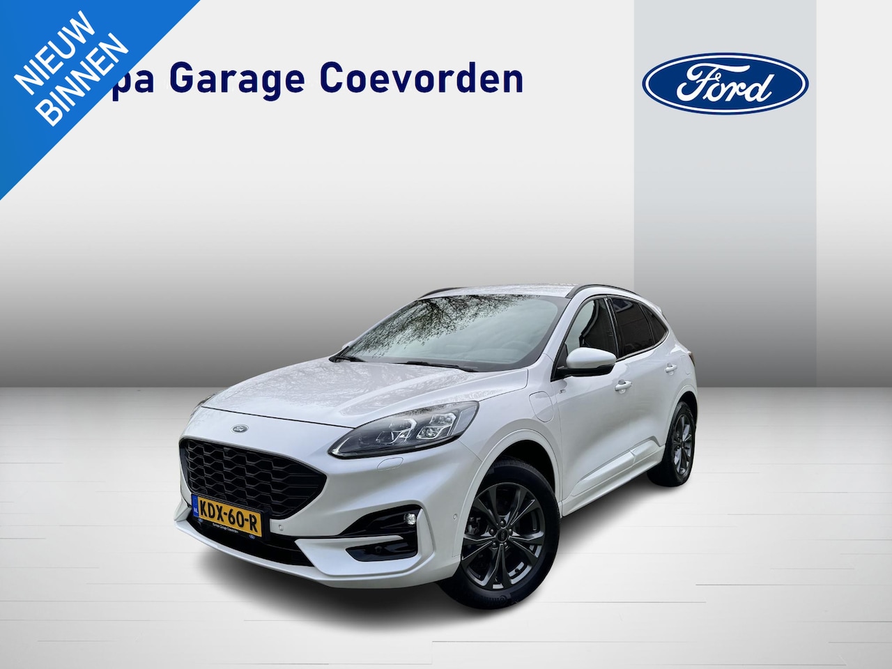 Ford Kuga - 2.5 PHEV 225PK ST-Line X | TREKHAAK 1.500KG | WINTERPACK | PLATINUM WHITE | B&O | BLIS | A - AutoWereld.nl