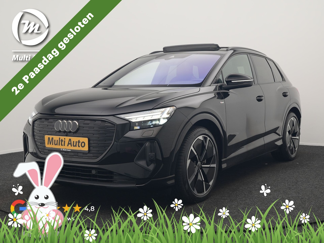 Audi Q4 e-tron - 45 quattro 2x S Line 77 kWh 265pk Dealer O.H. | Panodak | Adaptive Cruise | Head Up | Came - AutoWereld.nl