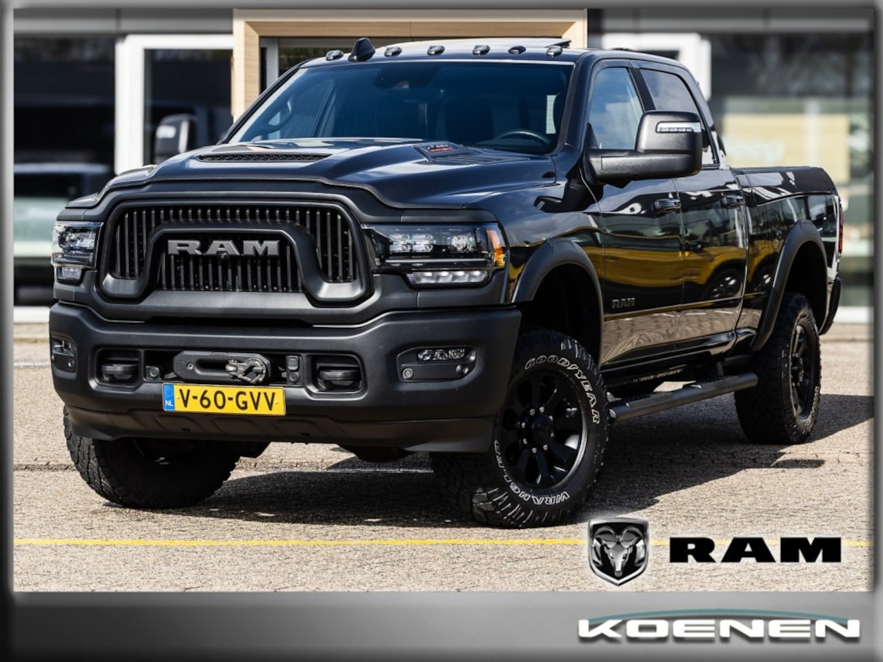 Dodge Ram Pick Up - Powerwagon 2500 6.4 V8 Hemi Heavy Duty /Lier/ Rambox/ Sport Motorkap/ C Rijbewijs - AutoWereld.nl