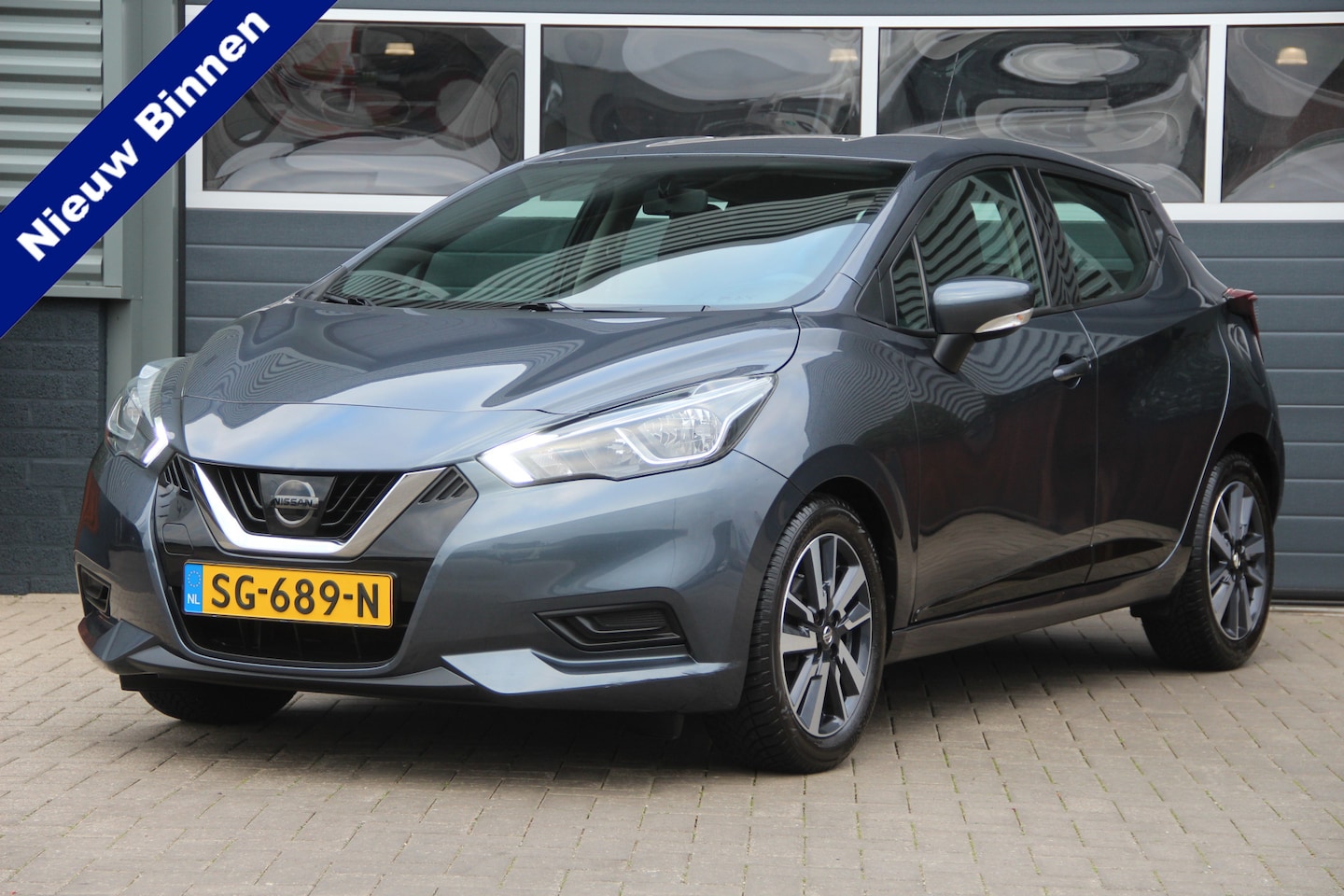 Nissan Micra - 0.9 IG-T Acenta | CarPlay | Airco | Cruise | Brake Assist | Rijbaan assist | Sportstuurwie - AutoWereld.nl