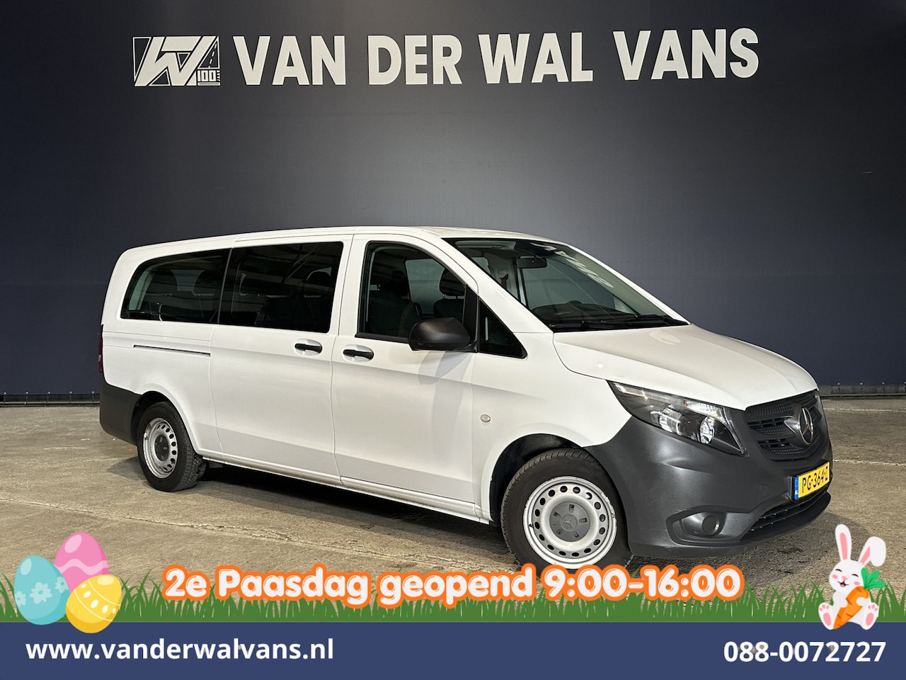 Mercedes-Benz Vito Tourer - 109 BlueTEC Tourer 8-persoons Personenbus L3H1 Euro6 Airco Achterklep - AutoWereld.nl