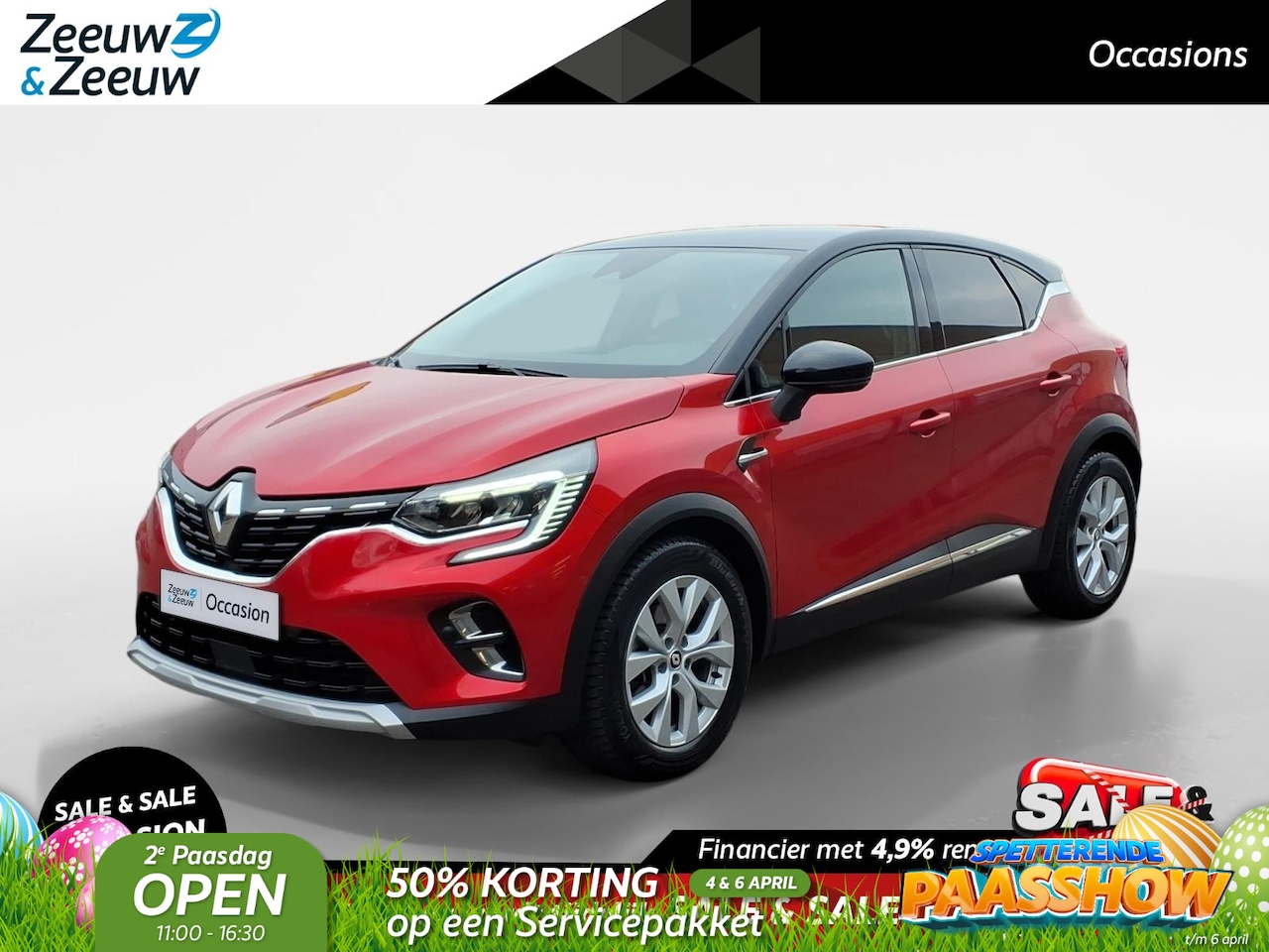 Renault Captur - 1.3 mild hybrid 160 techno Automaat | Navigatie | Airco/ecc | Camera achter - AutoWereld.nl