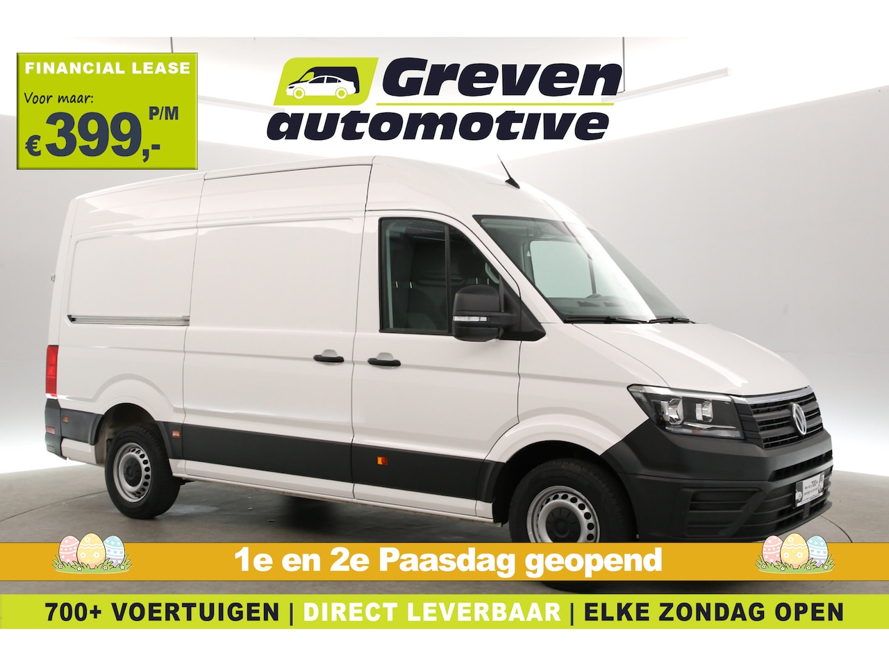 Volkswagen Crafter - 2.0 TDI 140PK L3H3 | Airco | Cruise | Camera | Massagestoel | Carplay - AutoWereld.nl