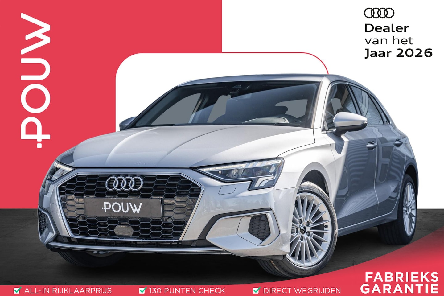 Audi A3 Sportback - 30 TFSI 110pk S-tronic Advanced Edition | Sportstoelen | Cruise Control | Apple Carplay & - AutoWereld.nl