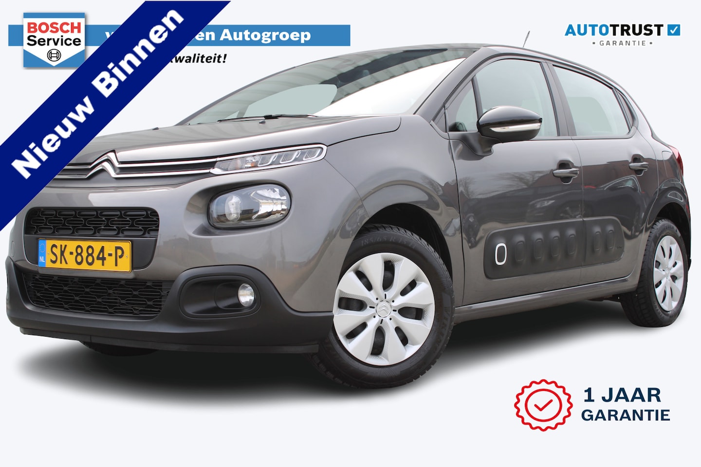 Citroën C3 - 1.2 PureTech Feel 105g | Incl. 12 maanden garantie | Cruise | Lane assist | Driver Alert | - AutoWereld.nl